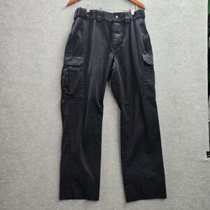 5.11 Tactical Men Pants 32 Black Cargo‎ Twill 74326 KVR PDU Work 26" Inseam